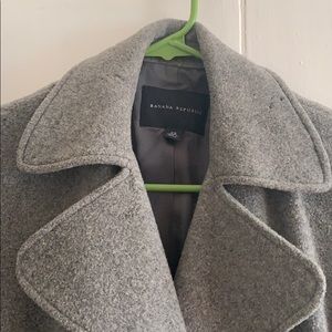 Banana Republic XS wool trench coat